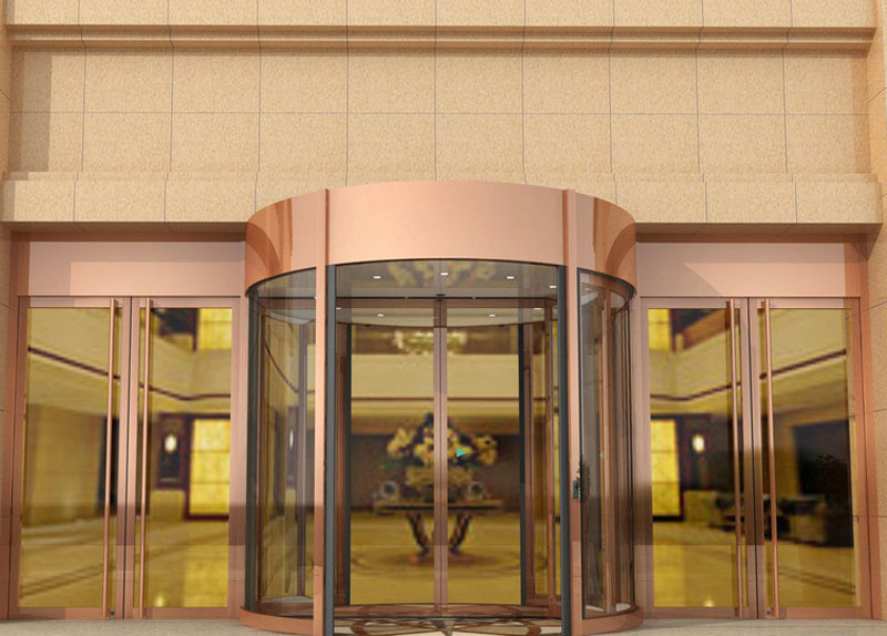 慶賀保利西悅春天選用石家莊出安智能旋轉(zhuǎn)門(mén)