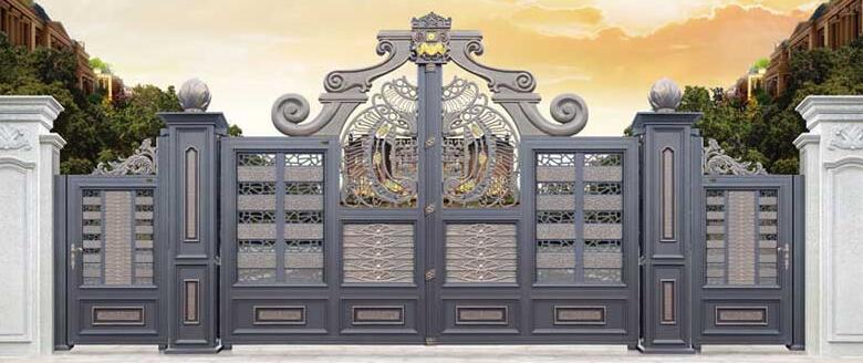 感恩假日風(fēng)景選擇了石家莊出安智能鋁藝大門(mén)