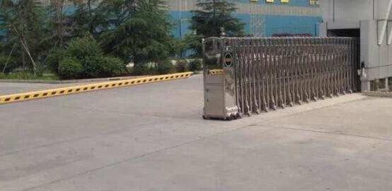 石家莊出安智能為中南甌海印象南府添上伸縮門(mén)