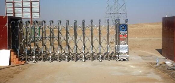 萬合名著選擇石家莊出安智能為伸縮門供貨商