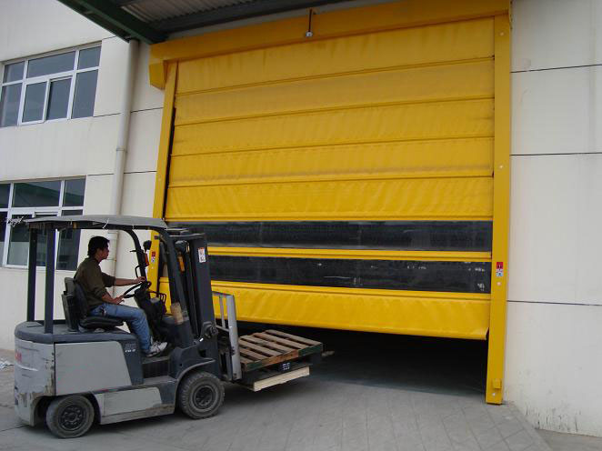 車間通道專用地磁感應(yīng)快速堆積門