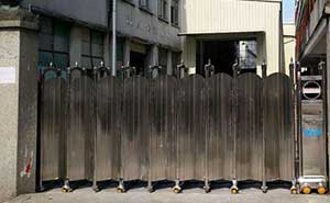 宿州科技食品有限公司電動(dòng)伸縮門案例