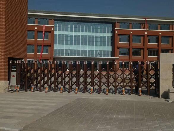 鳴謝保定市阜平學校應用保定出安智能電動伸縮門