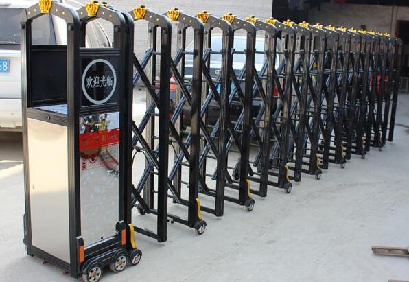 保定動力工程技術技工學校選用保定出安智能電動伸縮門