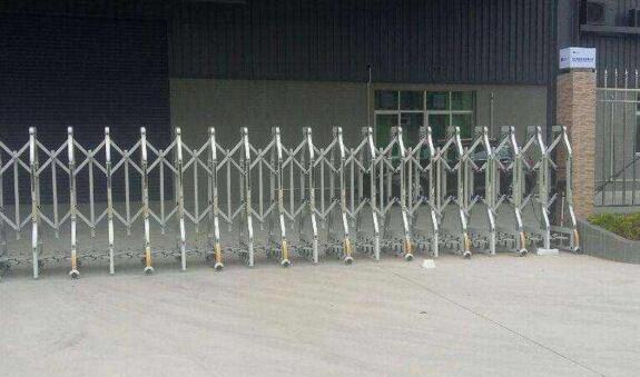 保定出安智能伸縮門成為京能春風里的守門神