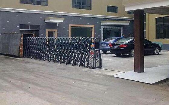 保定物探中心學校第三分校采購保定出安智能電動伸縮門