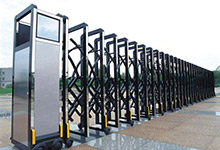 熱烈祝賀青島出安智能電動伸縮門進駐青島鑫江桂花園