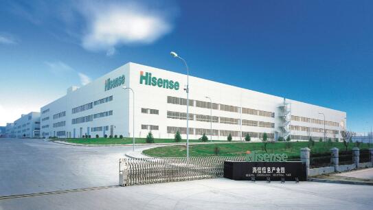 青島出安智能伸縮門成青島海信電器股份有限公司大門口一道亮麗風(fēng)景