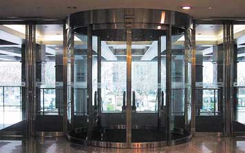 自動門 - 弧形自動門-全圓雙對開