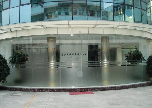 弧形自動門-全玻璃