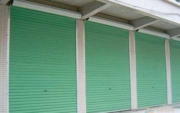 卷簾門 - 電動鋼制烤漆卷閘門