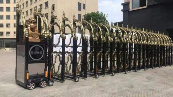 淮礦東方禾苑一直信賴嘉興出安智能電動伸縮門