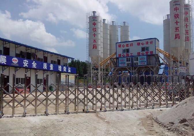 喜迎金華出安智能電動伸縮門進(jìn)駐金華中鐵十五局