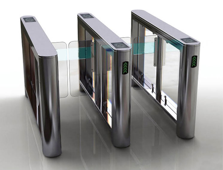 滄州出安智能道閘安裝在陽光城翡麗公園大門口