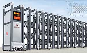 鋁合金伸縮門(mén) - 和諧308A鋁合金伸縮門(mén)