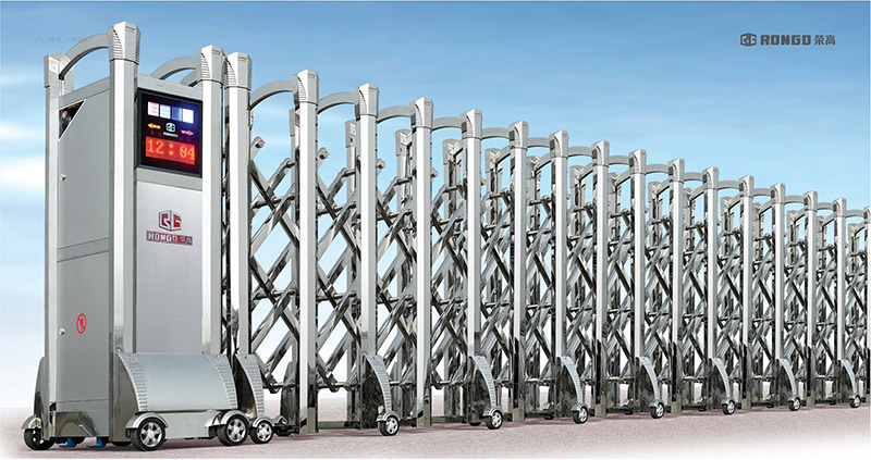 精鋼G602不銹鋼伸縮門(mén)