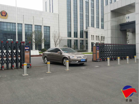 宿遷出安智能升降柱進(jìn)駐宿遷市公安局