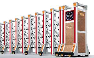 恭賀宿遷職業(yè)技術學院選用宿遷出安智能電動伸縮門