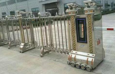 湖州出安智能電動伸縮門讓湖州倍格曼新材料股份有限公司顯得更有個性