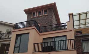 陽光福邸陽臺護欄案例