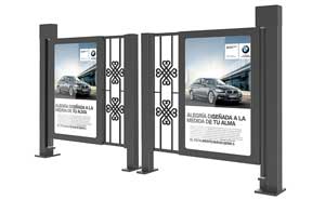 中國(guó)風(fēng)風(fēng)格人行通道廣告門