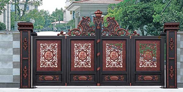 平頂山國耀世紀長江鋁藝大門案例 - 中出網(wǎng)-智能出入口與停車充電門戶