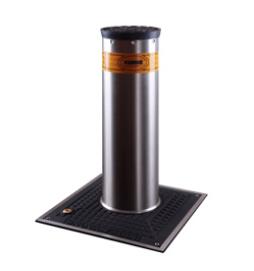 日照出安智能升降柱閃耀在日照街道中心小學(xué)大門口