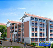 莆田文獻中學大門采用莆田出安伸縮門