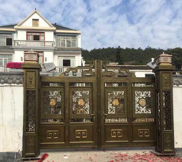 慶賀松原出安智能別墅大門進駐華洲?御墅灣