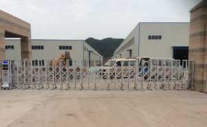 南充三環(huán)電子有限公司電動伸縮門案例