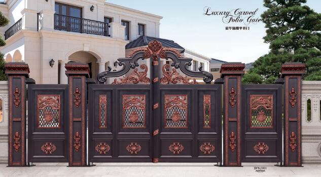 銀川出安智能別墅鋁藝大門為建發(fā)楓林灣提供保駕護(hù)航