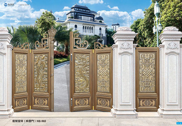 銀川御景湖城對銀川出安智能別墅鋁藝大門給予好評