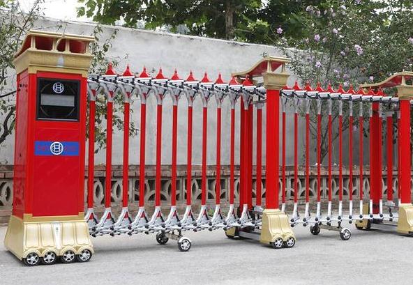 張家口出安智能電動伸縮門為張家口德中鉆探機械有限責(zé)任公司增添生氣