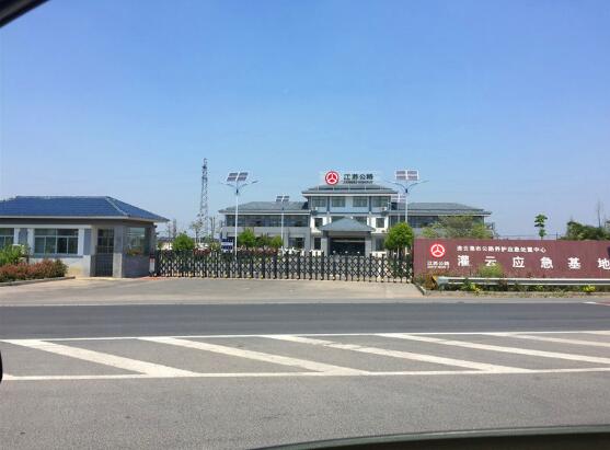 連云港市公路養(yǎng)護(hù)應(yīng)急處理中心項(xiàng)目與承德出安智能再度合作引進(jìn)伸縮門