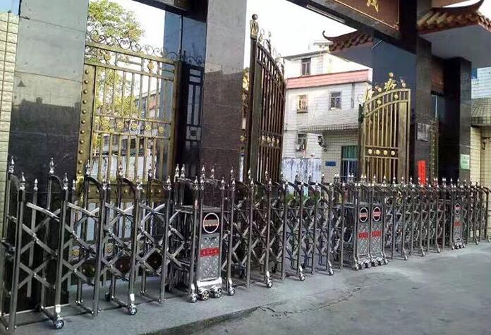 婁底曾國藩故居電動伸縮門案例 - 中出網-智能出入口與停車充電門戶