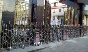 婁底曾國藩故居電動伸縮門案例