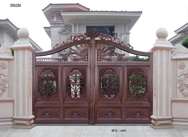 牡丹江珍寶島?未來(lái)城別墅大門(mén)案例 - 中出網(wǎng)-智能出入口與停車(chē)充電門(mén)戶