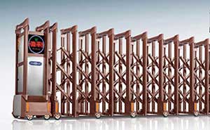 鋁合金伸縮門 - 門之神H96-A（古銅金）鋁合金伸縮門