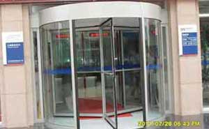 西寧建設(shè)銀行旋轉(zhuǎn)門(mén)案例