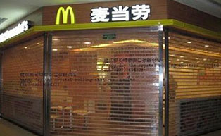 成都卷簾門工程案例：成都麥當勞