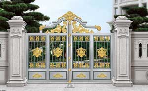 庭院別墅大門(mén) - 鋼藝庭院門(mén)-GY-1005