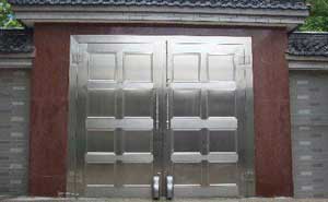 江蘇常熟市獨(dú)院住宅開門機(jī)案例