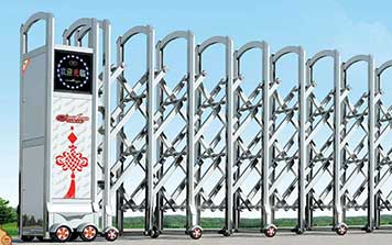 不銹鋼伸縮門(mén) - 財(cái)富門(mén)三號(hào)