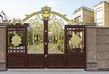 熱烈祝賀雞西出安智能鋁藝大門進駐雞西鴻苑家園