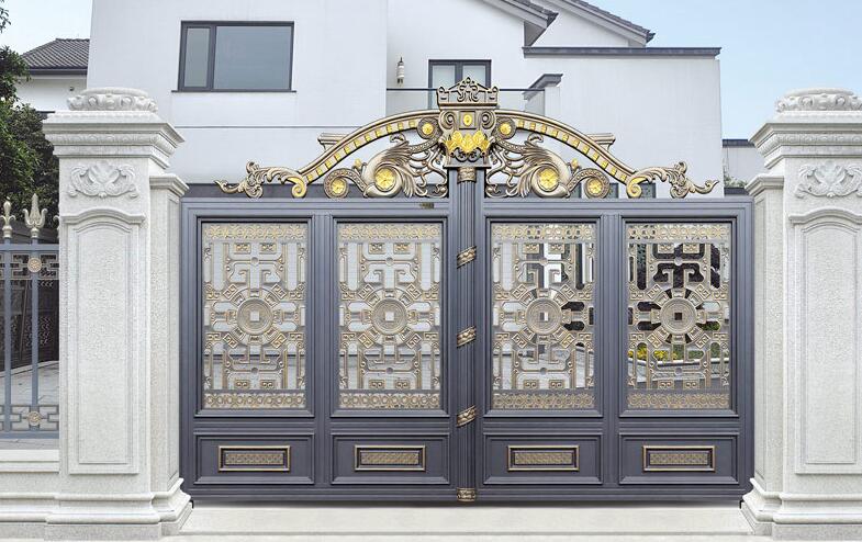 臨滄出安智能鋁藝大門(mén)成功牽手臨滄太陽(yáng)城大酒店