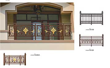 護(hù)欄 - 別墅圍欄系列-護(hù)欄系列HL006A、108、109