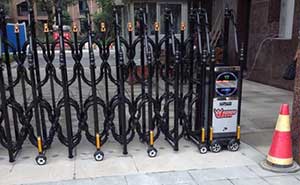 眉山挪威森林高檔小區(qū)（眉山）伸縮門(mén)案例