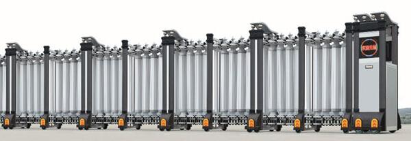 拉薩出安智能電動伸縮門成功牽手智慧城