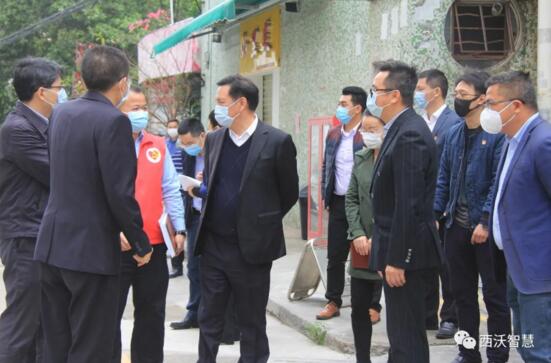 市區(qū)街工會領(lǐng)導(dǎo)一行蒞臨西沃科技慰問指導(dǎo)工作