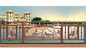 鋁藝護欄 - KSLG-6004鋁藝護欄